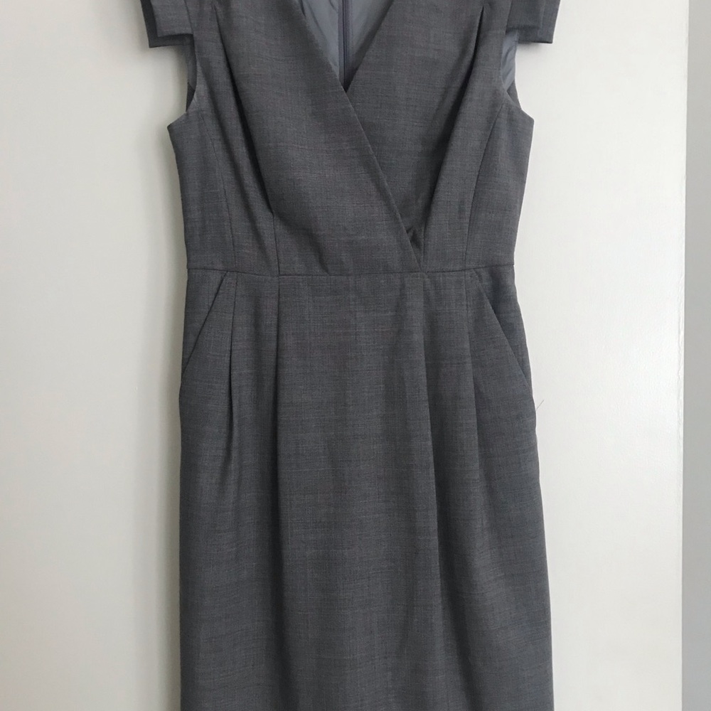 Grey Banana Republic Work Dress